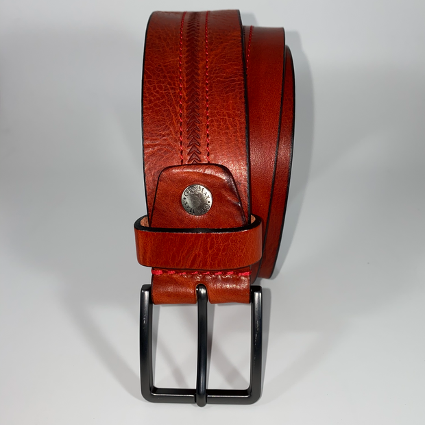 Cintura In Pelle 100% Made In Italy 5307/40
