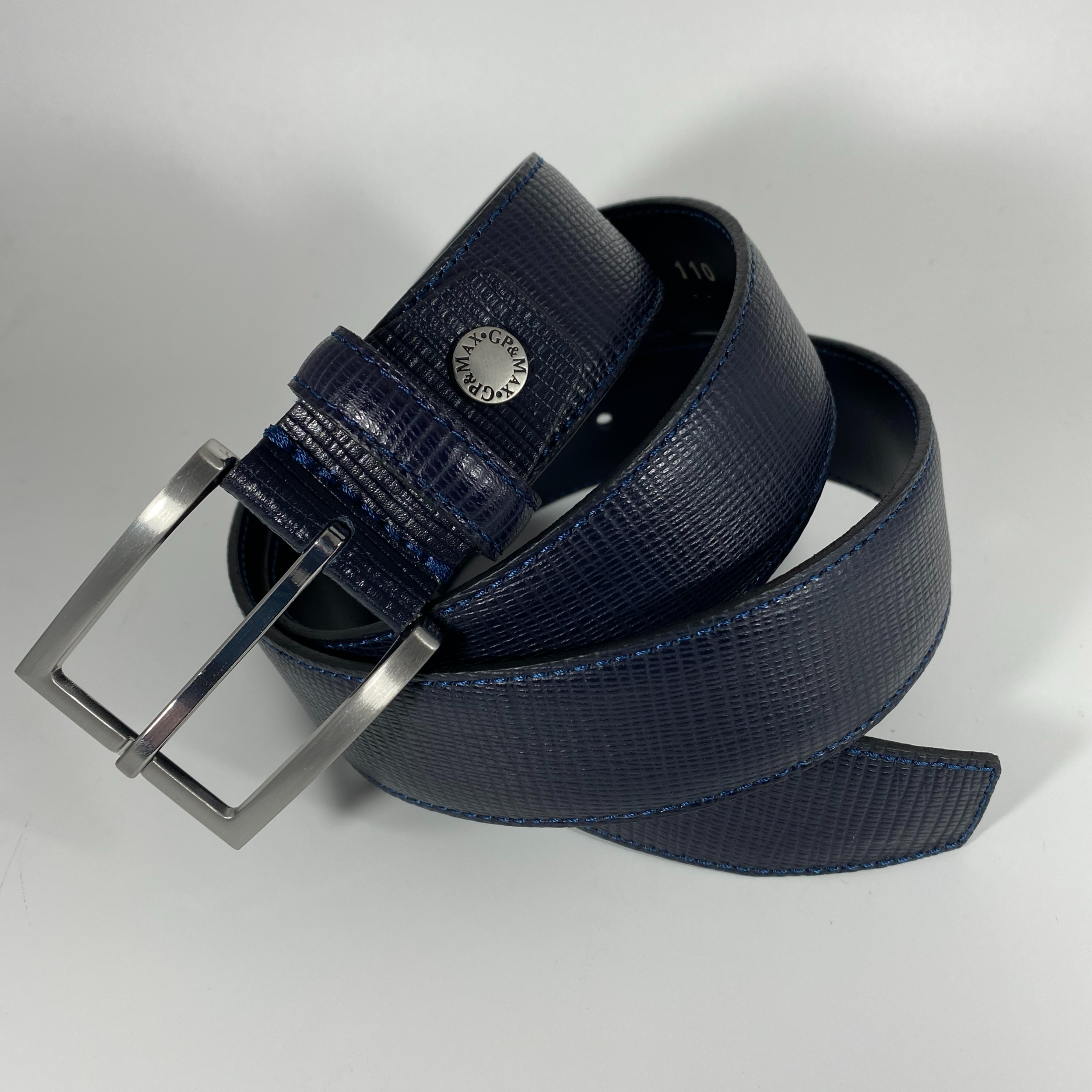 Completo Cintura e Portafoglio 100% Pelle Made In Italy Portacarte