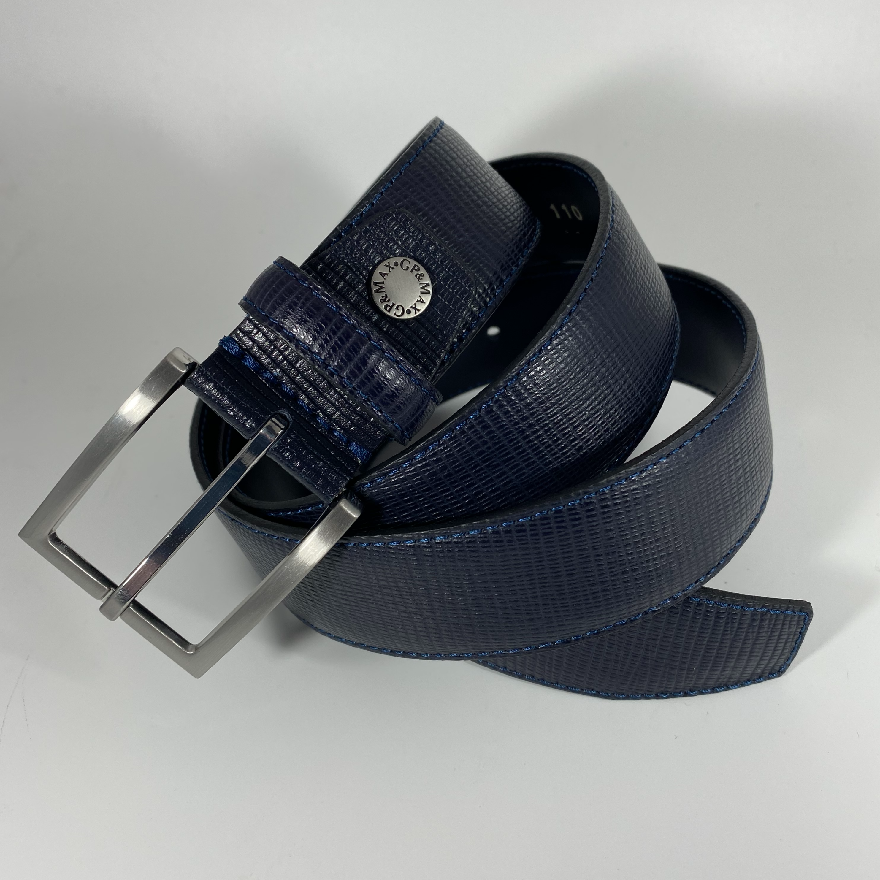 Completo Cintura e Portafoglio 100% Pelle Made In Italy Tascone Orizzontale