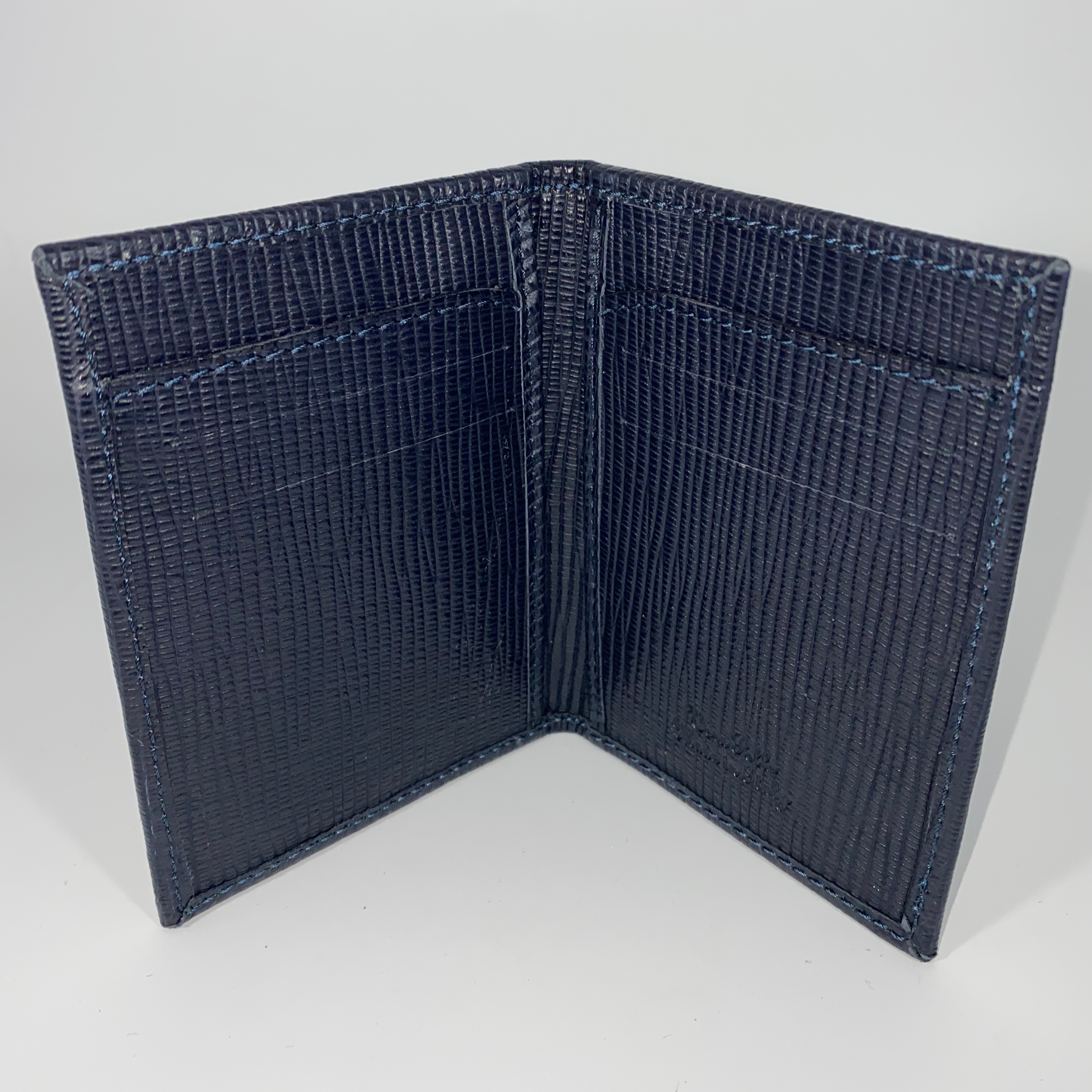 Completo Cintura e Portafoglio 100% Pelle Made In Italy Tascone Verticale