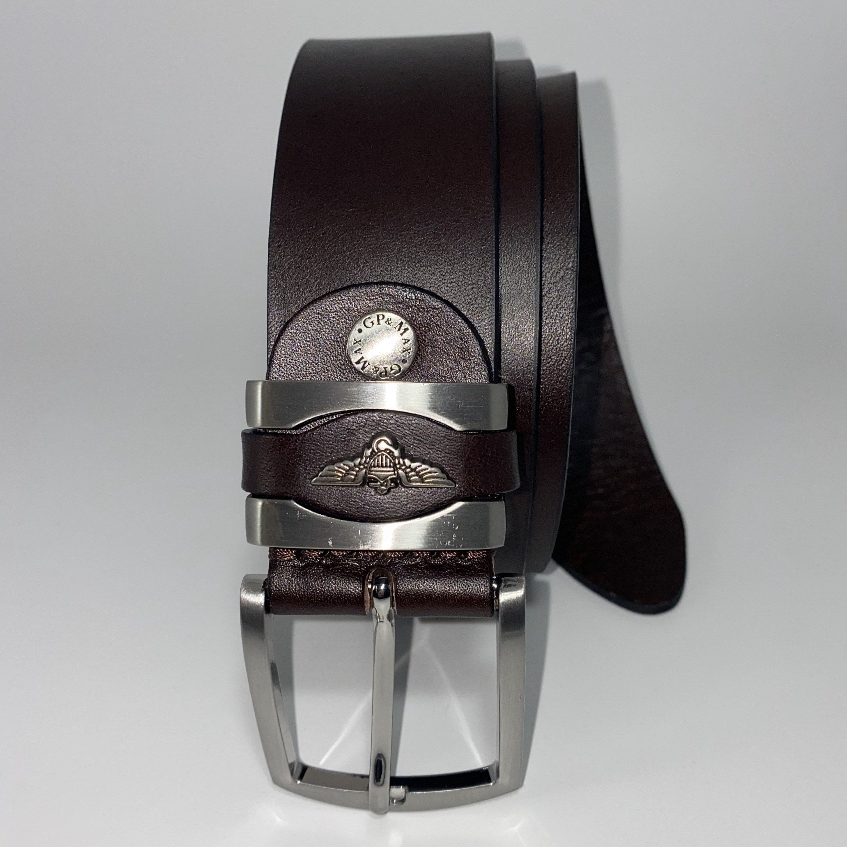 Cintura In Pelle 100% Made In Italy 1578/40